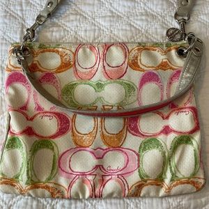 Coach Poppy Scribble Crossbody Bag